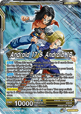 Android 17 & Android 18 // Android 17 & Android 18, Harbingers of Calamity (Uncommon) (BT13-092) [Supreme Rivalry]