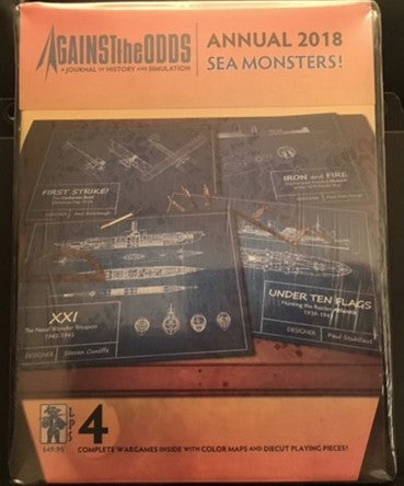 SEA MONSTERS! Four naval games about controlling the waves. Against the Odds (ATO) Annual 2018