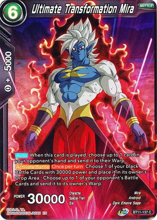 Ultimate Transformation Mira (BT11-137) [Vermilion Bloodline 2nd Edition]