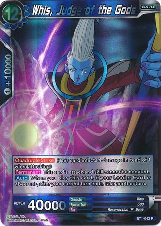 Whis, Judge of the Gods (BT1-043) [Galactic Battle]