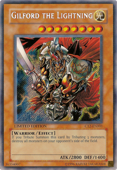 yugioh gilford the lightning deck Yu-Gi-Oh! - Attack from Deep Mint / near mint condition trading card Yu-Gi-Oh! Deck Recipe Details |