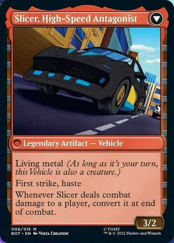 Slicer, Hired Muscle // Slicer, High-Speed Antagonist [Transformers]