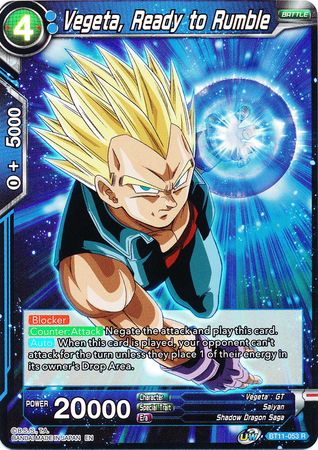 Vegeta, Ready to Rumble (BT11-053) [Vermilion Bloodline]