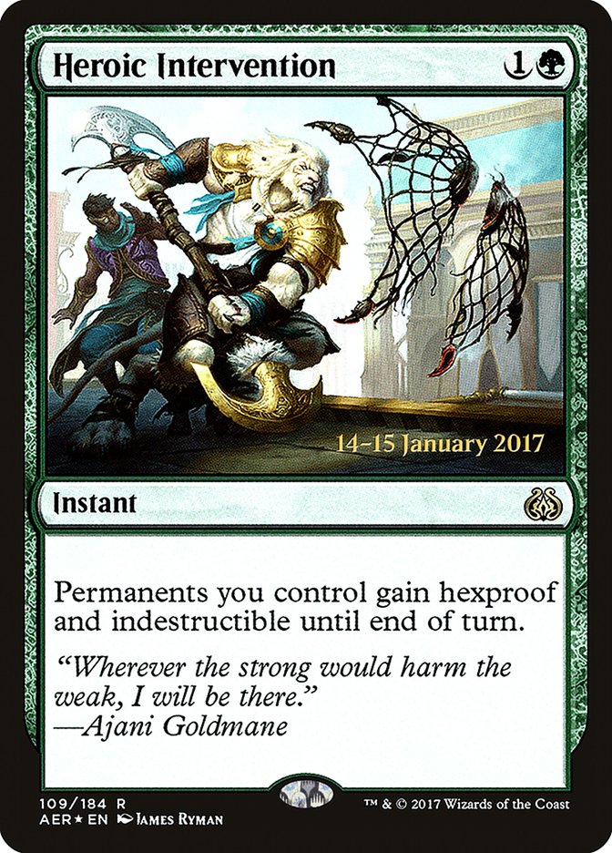 Heroic Intervention [Aether Revolt Prerelease Promos]