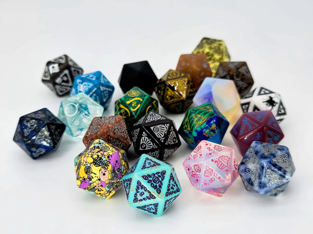 Glyphic Dice Level Up Dice Gaming