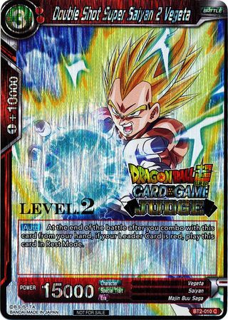 Double Shot Super Saiyan 2 Vegeta (Level 2) (BT2-010) [Judge Promotion Cards]