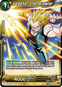 Vegeta, the Brawler (BT14-101) [Cross Spirits]