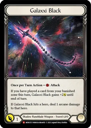 Galaxxi Black [MON155-CF] (Alternate Art) 1st Edition Cold Foil