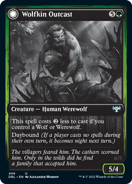 Wolfkin Outcast // Wedding Crasher [Innistrad: Double Feature]