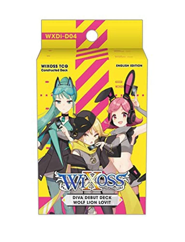WIXOSS: Diva Debut Deck Starter Display (WOLF, LION, LOVIT)