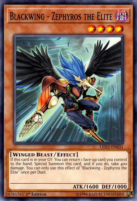 Blackwing - Zephyros the Elite [LED3-EN031] Common