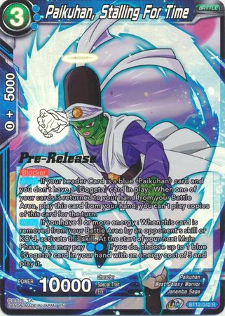 Paikuhan, Supporting His Comrades (BT12-044) [Vicious Rejuvenation Prerelease Promos]