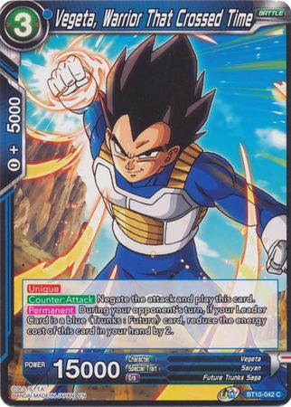 Vegeta, Warrior That Crossed Time (BT10-042) [Rise of the Unison Warrior]