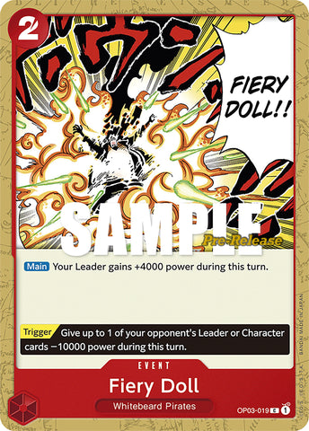 Fiery Doll [Pillars of Strength Pre-Release Cards]