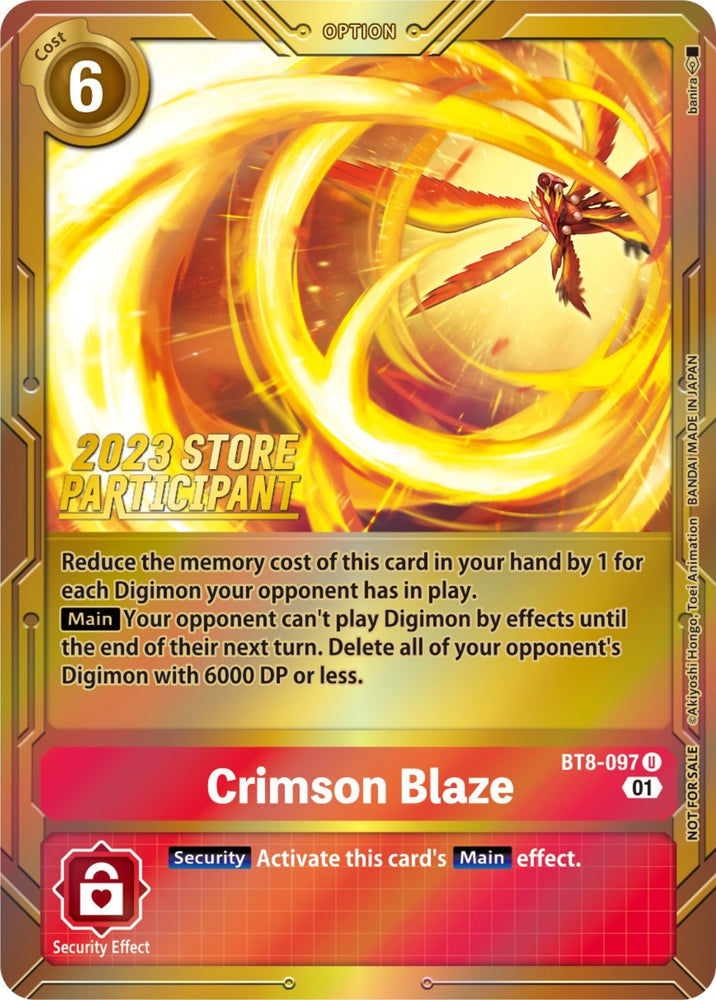 Crimson Blaze (2023 Store Participant) [New Awakening]