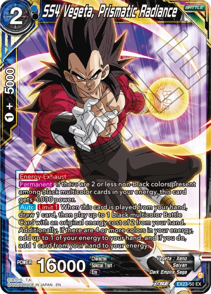 SS4 Vegeta, Prismatic Radiance (EX23-50) [Premium Anniversary Box 2023]