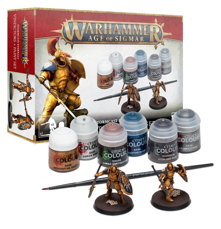 Warhammer Age of Sigmar Paints + Vindicators Set