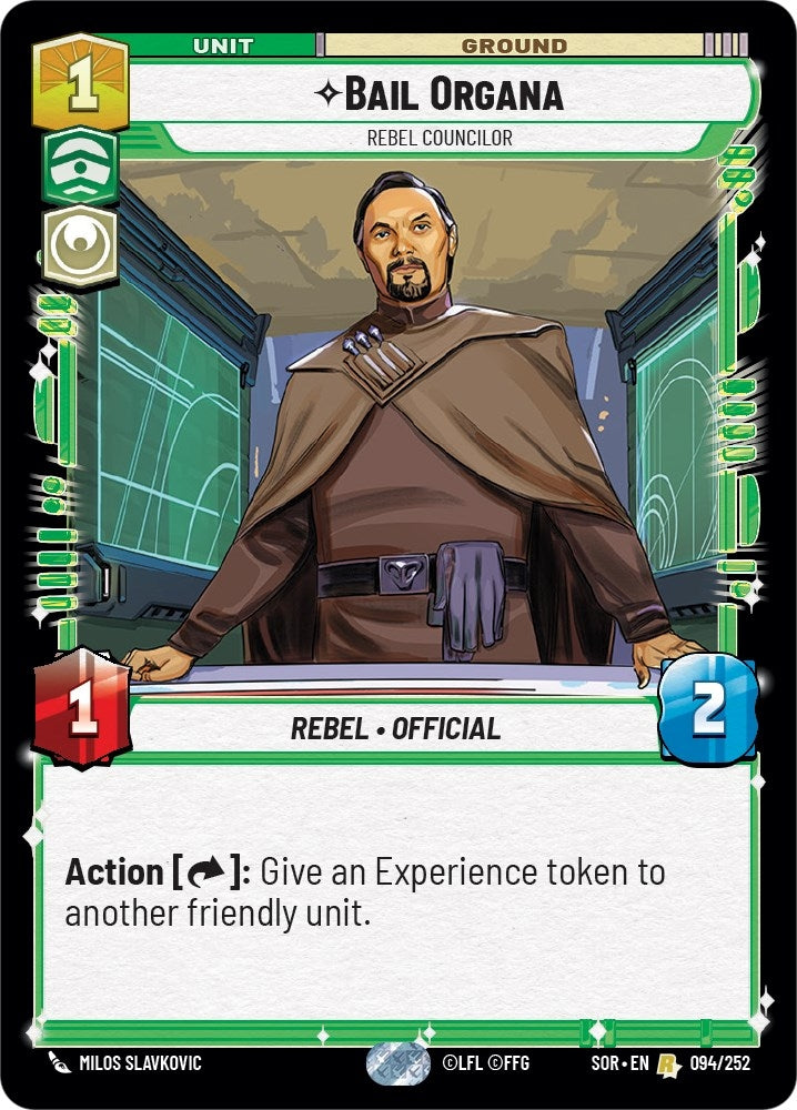 Bail Organa - Rebel Councilor (94) [Spark of Rebellion]