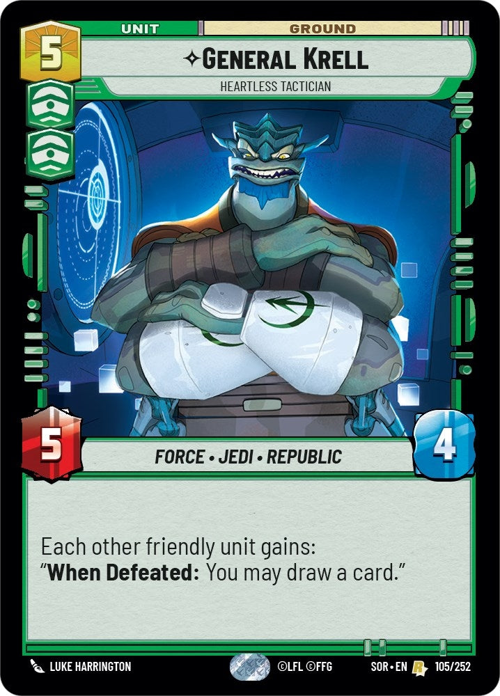 General Krell - Heartless Tactician (105) [Spark of Rebellion]