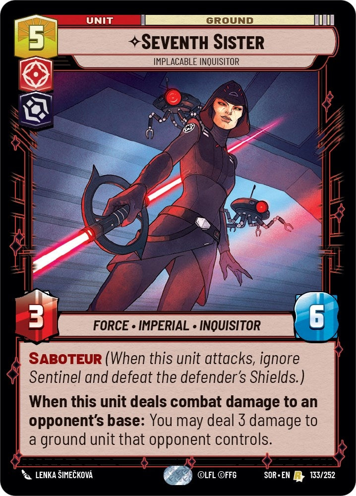 Seventh Sister - Implacable Inquisitor (133) [Spark of Rebellion]