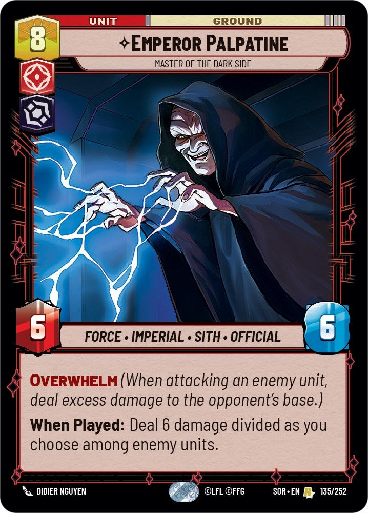 Emperor Palpatine - Master of the Dark Side (135) [Spark of Rebellion]