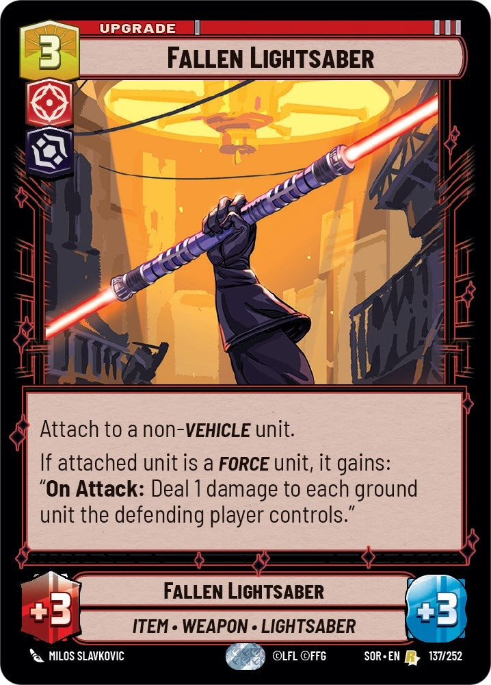 Fallen Lightsaber (137) [Spark of Rebellion]