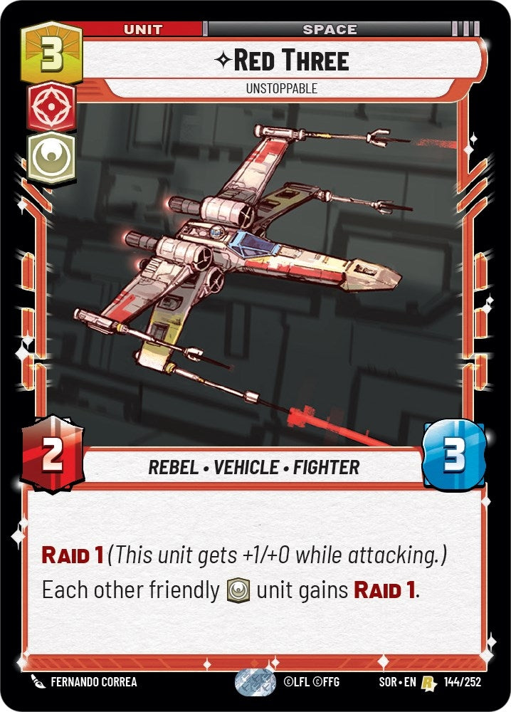 Red Three - Unstoppable (144) [Spark of Rebellion]