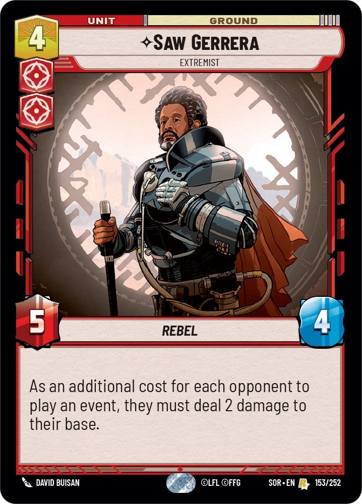 Saw Gerrera - Extremist (153) [Spark of Rebellion]