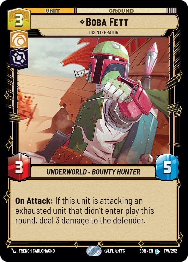Boba Fett - Disintegrator (179) [Spark of Rebellion]