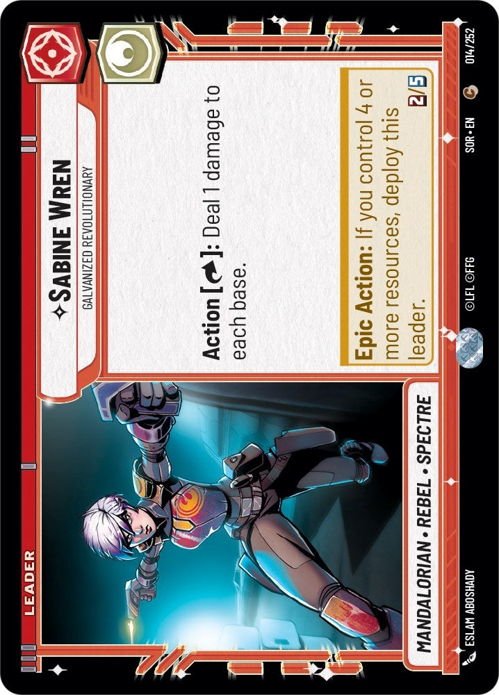 Sabine Wren - Galvanized Revolutionary (14) [Spark of Rebellion]