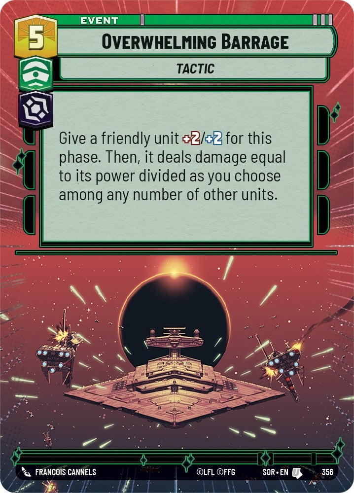 Overwhelming Barrage (Hyperspace) (356) [Spark of Rebellion]