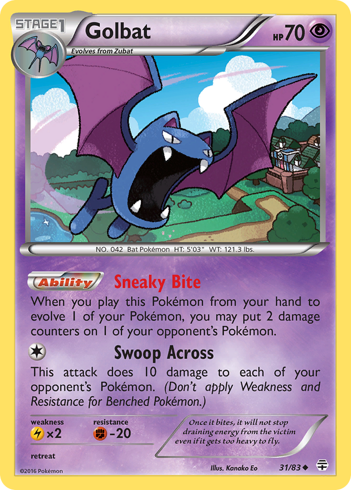 Golbat (31/83) [XY: Generations]