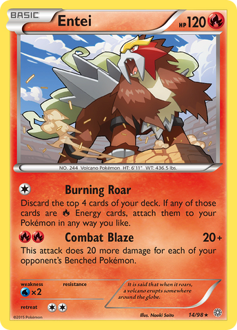 Entei (14/98) [XY: Ancient Origins]