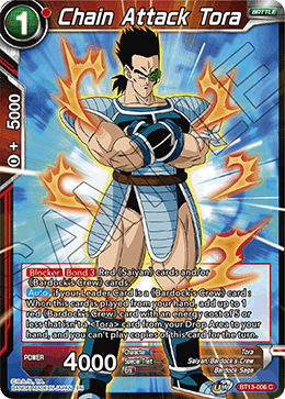 Chain Attack Tora (Common) (BT13-006) [Supreme Rivalry]