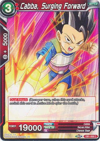 Cabba, Surging Forward (DB1-009) [Dragon Brawl]