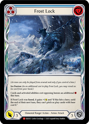 Frost Lock [ELE035] (Tales of Aria)  1st Edition Rainbow Foil