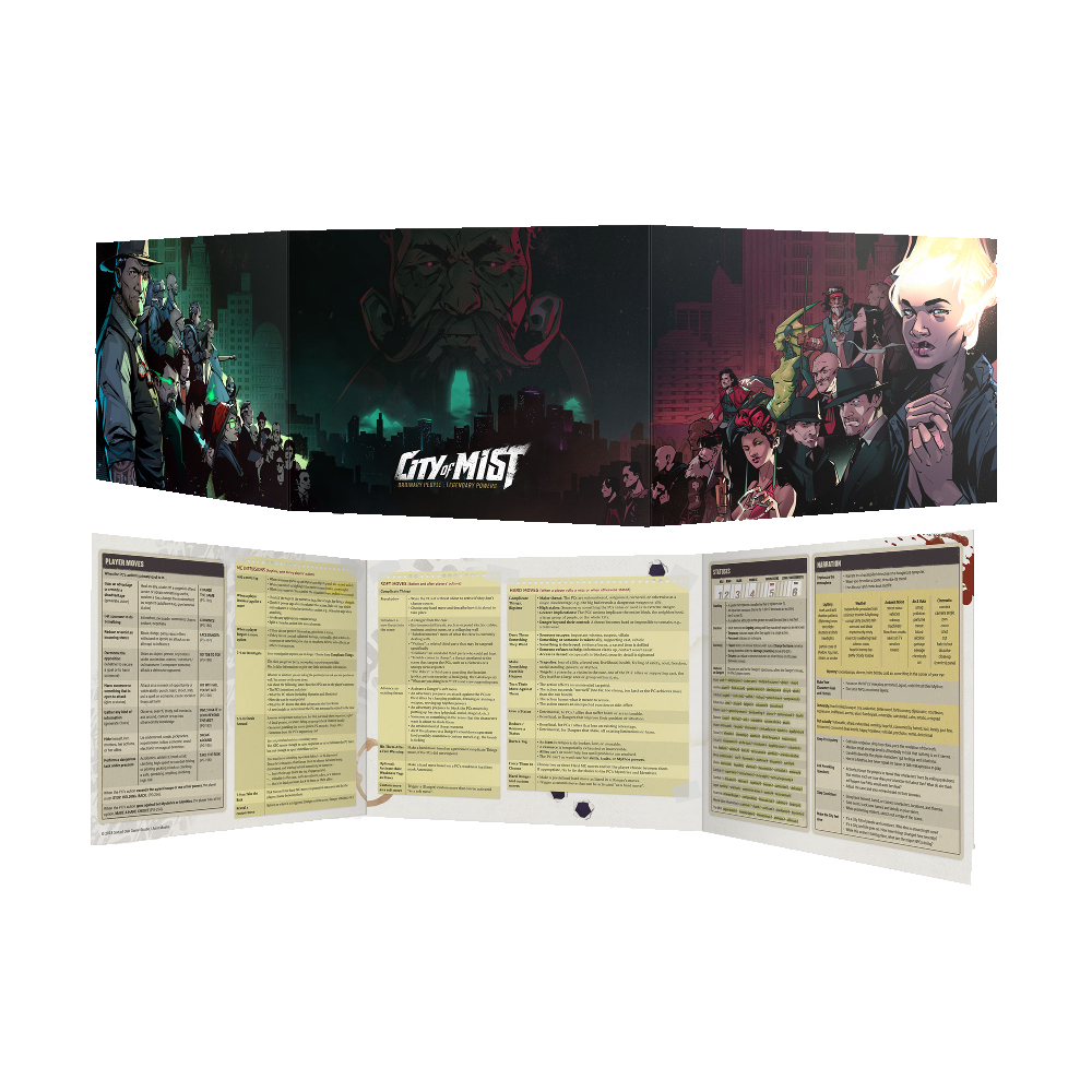 City of Mist RPG MC Screen