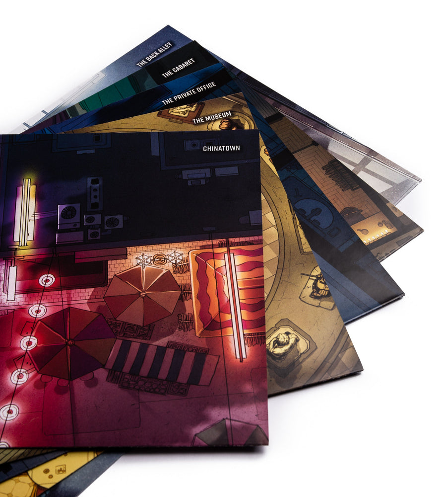 City of Mist RPG Location Maps