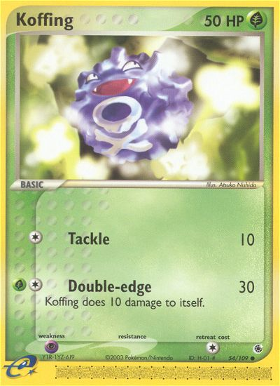Koffing (54/109) [EX: Ruby & Sapphire]