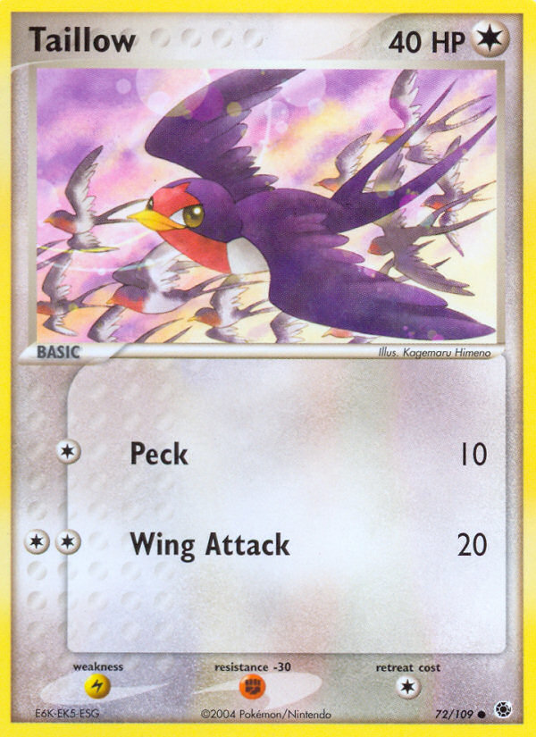 Taillow (72/109) [EX: Ruby & Sapphire]
