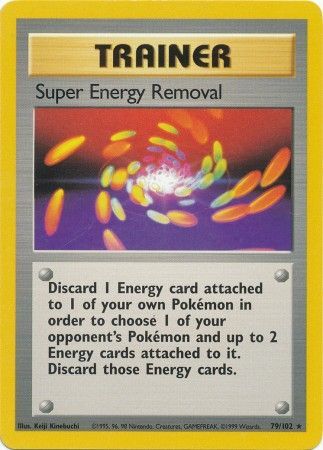 Super Energy Removal (79/102) [Base Set Unlimited]