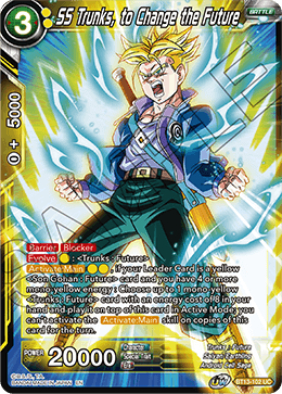 SS Trunks, to Change the Future (Uncommon) (BT13-102) [Supreme Rivalry]