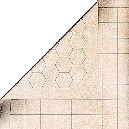 Megamat 1 inch Reversible Squares-Hexes (34in x 48in playing surface)