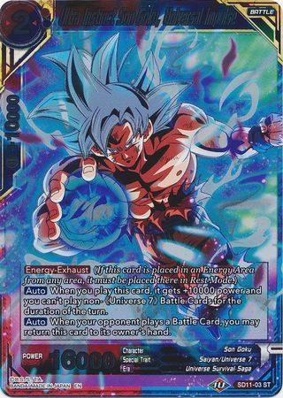 Ultra Instinct Son Goku, Universal Impulse (Gold Stamped) (Starter Deck Exclusive) (SD11-03) [Universal Onslaught]