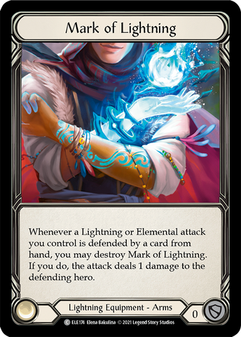 Mark of Lightning [ELE174] (Tales of Aria)  1st Edition Cold Foil