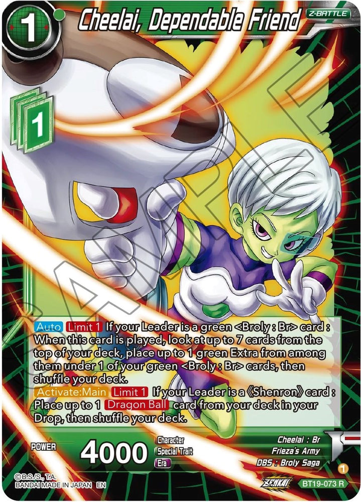 Cheelai, Dependable Friend (BT19-073) [Fighter's Ambition]