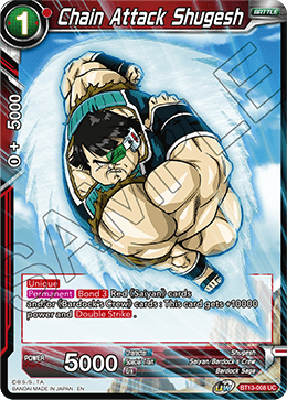 Chain Attack Shugesh (Uncommon) (BT13-008) [Supreme Rivalry]