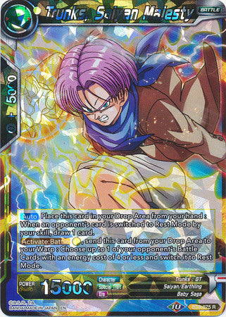 Trunks, Saiyan Majesty (BT8-075) [Malicious Machinations]