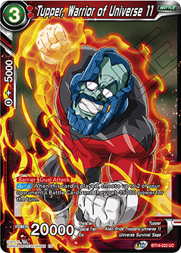 Tupper, Warrior of Universe 11 (BT14-022) [Cross Spirits]