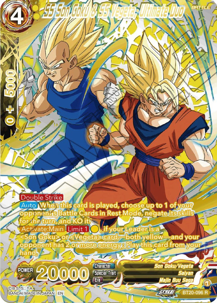 Goku and Vegeta Power-Up